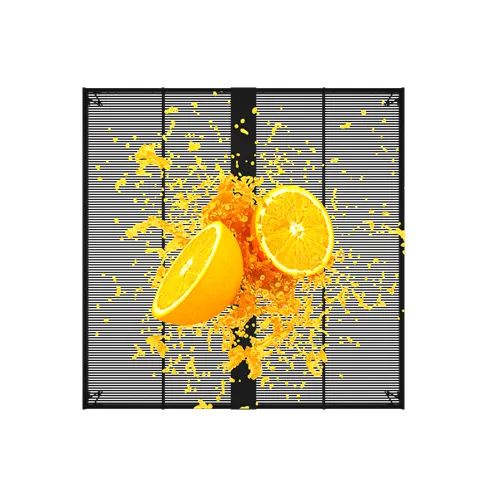 Gjennomsiktig LED-veggutleie